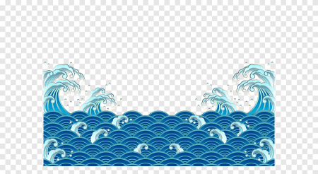 Море волны мультяшные
