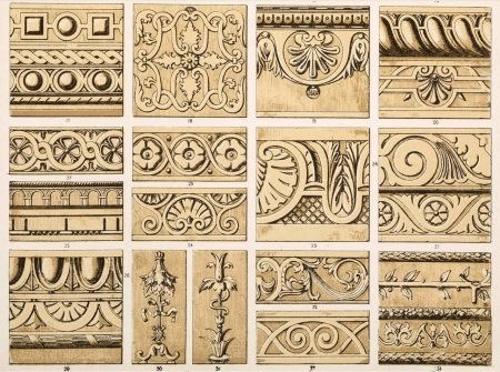 Итальянское Возрождение орнамент