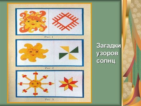 Чувашский орнамент солнце