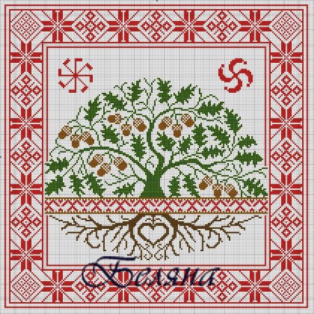 Славянский обережный орнамент