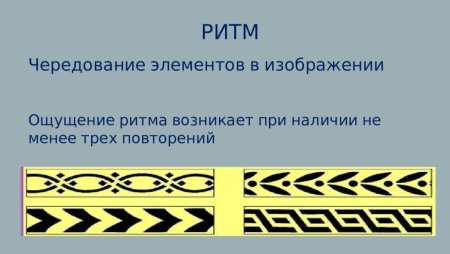 Чередование элементов в орнаменте