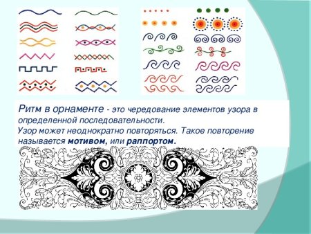 Типы орнаментов на посуде