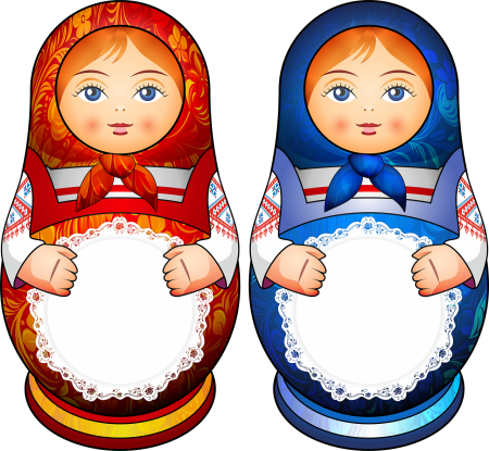 Игра наряди матрешку