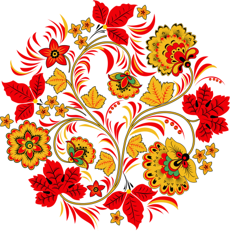 Русские народные росписи Хохломская