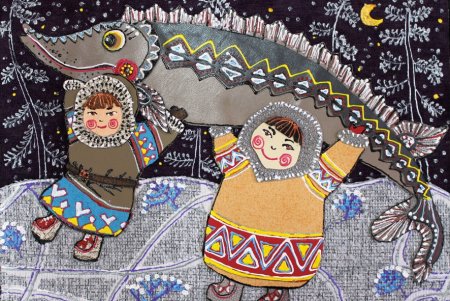Геометрический орнамент в полосе