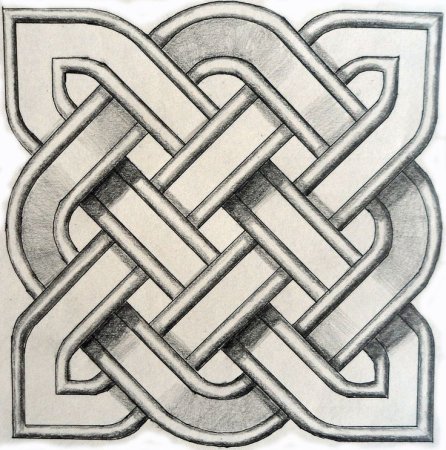 Кельтская плетенка орнамент (44 фото)