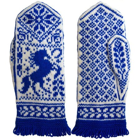 Жаккард зимняя Радуга
