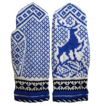 Жаккард зимняя Радуга