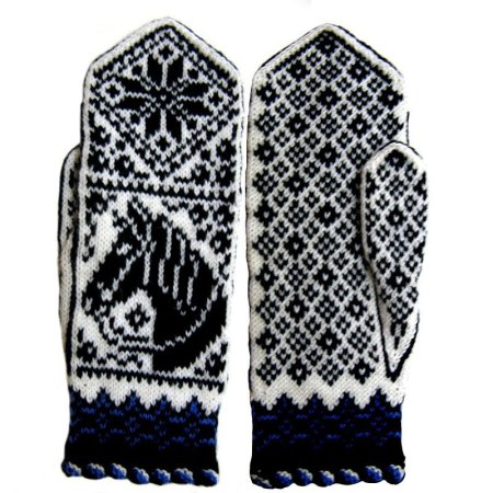 Рукавицы жаккард