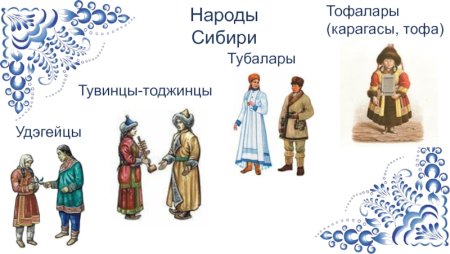 Малочисленные народы России рисунок
