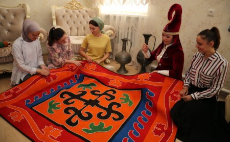 Войлочные ковры истинги Ингушетия орнамент