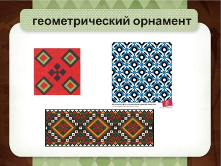 Геометрический орнамент изо