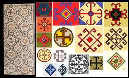 Солярный знак Башкирский орнамент