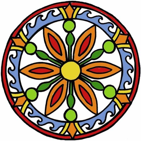 Орнамент в круге