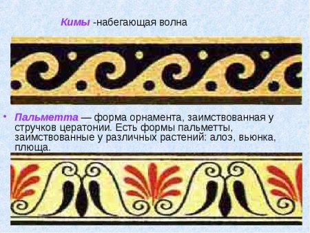 Византийский орнамент Пальметта