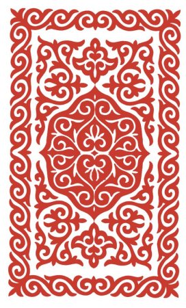 Казахский орнамент ою