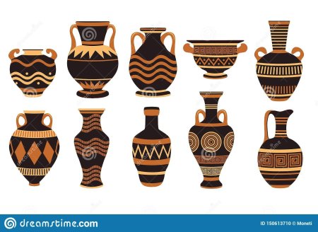 Греческая Амфора силуэт