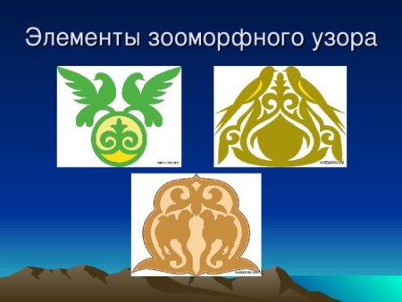 Элементы зооморфного орнамента
