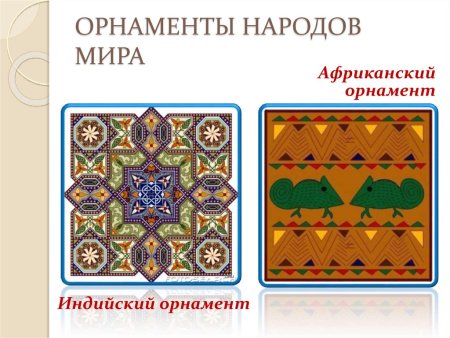 Орнаменты народов России