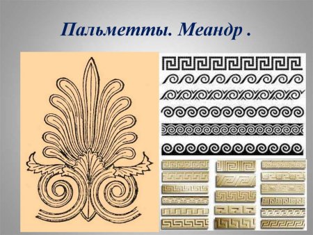 Вазопись древней Греции орнаменты Меандр