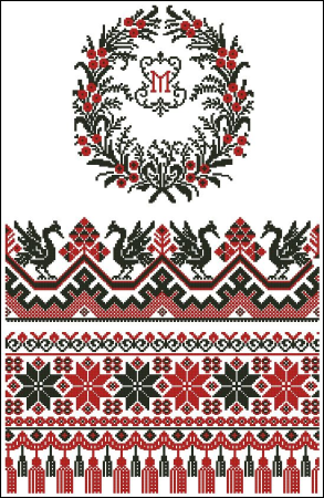 Рушники в славянской традиции схемы