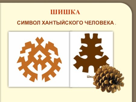 Орнамент шишка Ханты и манси