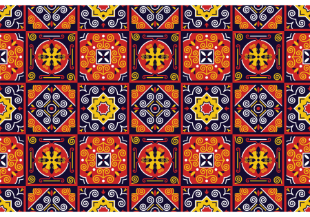 Ткань с армянским орнаментом (46 фото)