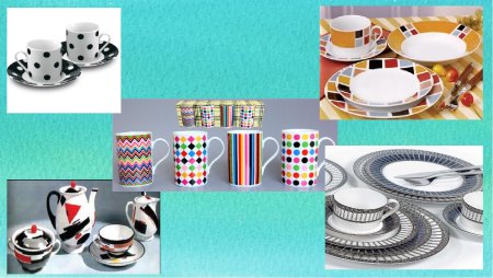 Посуда с геометрическим орнаментом