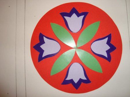 Декоративная аппликация в детском саду