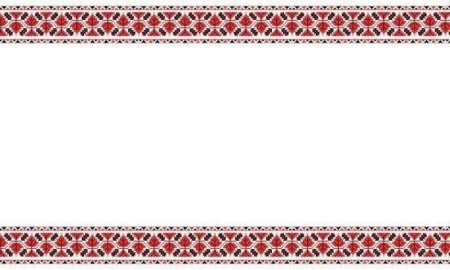 Марийский узор рамка