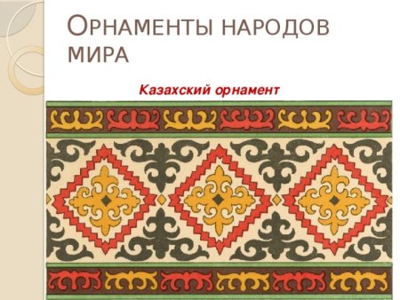Орнамент народов мира 3 класс