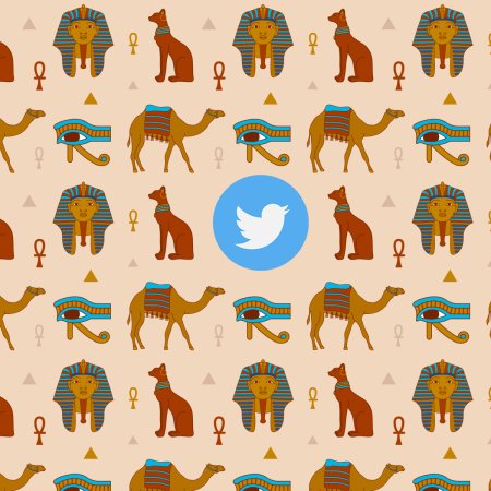 Египетский орнамент с животными