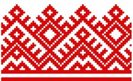 Белорусский рушник вектор