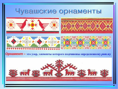 Чувашский орнамент в круге