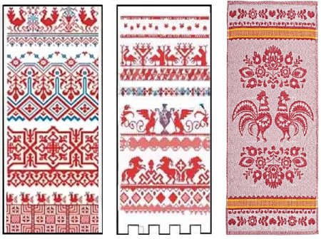 Эскиз вышетогополотенца