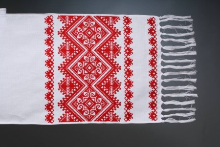 Узоры на полотенце рисование