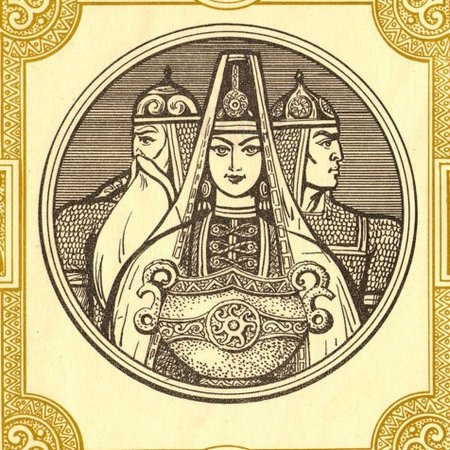 Осетинский орнамент солярный