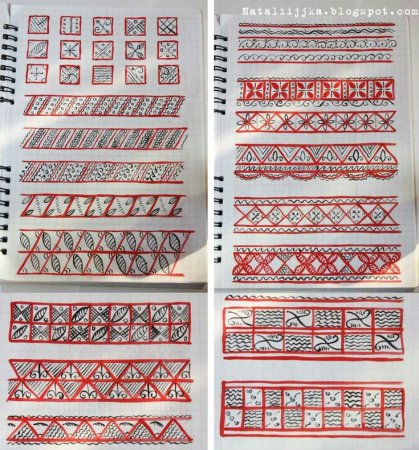 Мезенская роспись Истоки
