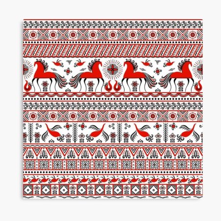 Мезенская роспись основные элементы