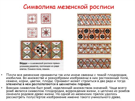 Мезенская роспись символ плодородия