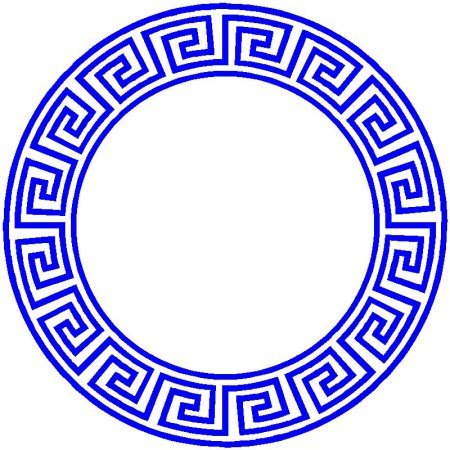 Меандр орнамент Греция