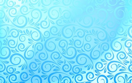 Голубой фон с узорами