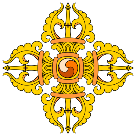 Ваджра тибетский символ