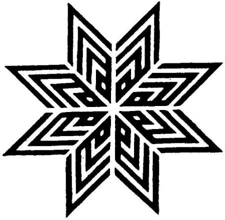 Орнамент звезды
