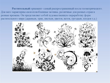 Природный растительный орнамент