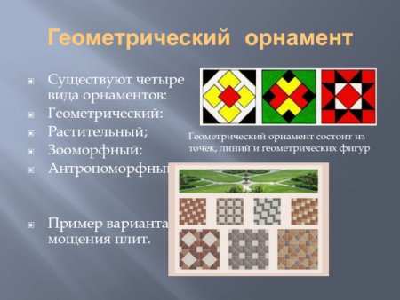 Виды орнамента геометрический