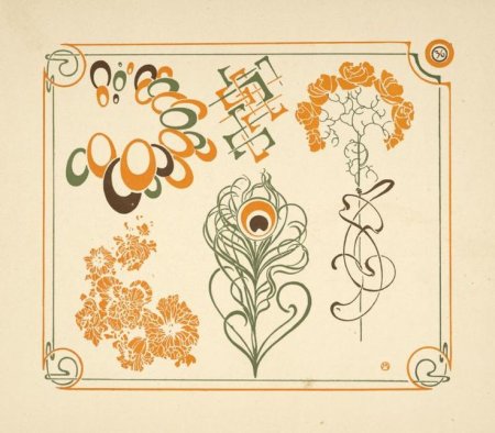 Морис Пийар–верней (1869–1942) орнаменты,