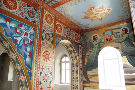 Роспись храма Виноградная лоза
