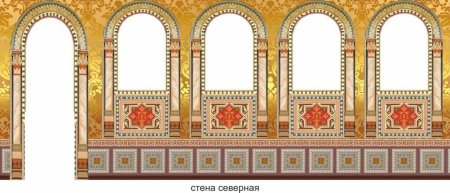 Роспись в храме Святого праведного Феодора Ушакова
