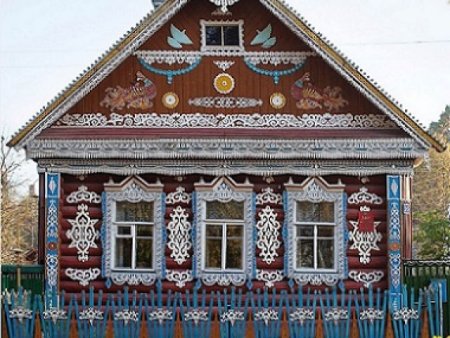 Резьба на русских избах